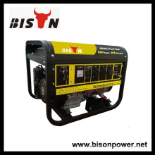 BISON (CHINA) Preço competitivo 110V 220V Tipo Gerador de gasolina de fase única 5.5kw